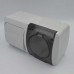 Вимикач EVA сірий 1кл + Розетка з заземленням з кришкою IP54 ( 554-011500-920 ) Вимикач EVA сірий 1кл + Розетка з заземленням з кришкою IP54 ( 554-011500-920 )