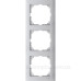 Трьохмісна рамка Schneider Electric M-PURE MTN4030-3660 алюміній