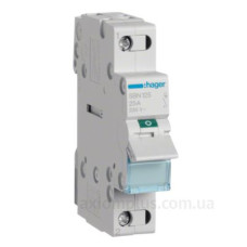 Вимикач навантаження Hager SBN125 1P 25А/230В 1м Вимикач навантаження Hager SBN125 1P 25А/230В 1м