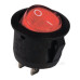 Перемикач TNSy KCD1-5-101 R/B круглий червоний (TNSy5500706)