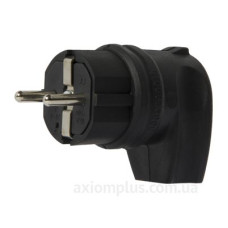 Каучукова кутова вилка E.Next e.plug.rubber.angle.027.16 із заземленням 16А (s9100030)