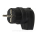 Каучукова кутова вилка E.Next e.plug.rubber.angle.027.16 із заземленням 16А (s9100030)