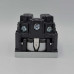 Розетка Zenit срібна 1-на з заземленням та захисними шторками ( 2CLA228800N1301 )