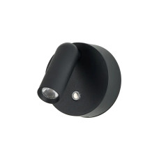Бра, настінний світильник Azzardo AZ5630 Como Round LED 1x3W 3000K 206Lm IP20 чорний Бра, настінний світильник Azzardo AZ5630 Como Round LED 1x3W 3000K 206Lm IP20 чорний