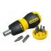 Набір біт Stanley 0-66-358 Multibit Stubby з тримачем з храповим механізмом (6шт)