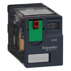 Мініатюрне реле Schneider Electric RXM4AB1P7 4CO 230В із блокованою тестовою кнопкою