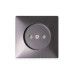 Панель розетки E.Next e.lux.12211L.pn.anthracite антрацит (ins0040036)