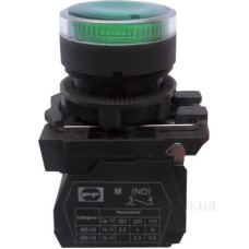 Кнопка Promfactor FP5-AW3361230 1NO зелена (FP5-AW3361230)