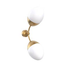 Бра, настінний світильник Pikart 35416-3 Burgeon Sconce E14 2x60W IP20 латунний