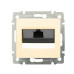 Механізм розетки комп'ютерної RJ-45 UTP Cat.5e Valena без захватів слонова кістка