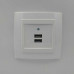 Розетка Nilson Touran біла 2-на USB ( 24111081 )
