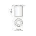 Точковий світильник Azzardo AZ2955 Bross GU10 1x50W IP20 чорний