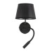Бра, настінний світильник TK Lighting 10203 Maja E27+G9 1+1x15W+8W IP20 чорний