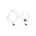 Бра, настінний світильник Zuma Line 84454-WH Ballon LED 1x3W 6000K 44Lm IP20 білий (5905316651166)