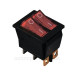 Перемикач TNSy KCD2-2101N R+R/B з підсвічуванням червоний (TNSy5500810)