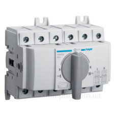 Перемикач Hager HIM306 I-0-II 63А 400/690В 3P 6м