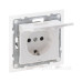 Розетка IP44 2К+З 16А/250В з кришкою Legrand SUNO (білий) 721123