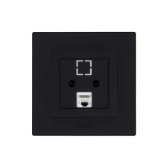 Розетка Nilson Alegra X чорний матовий комп'ютерна CAT5e RJ45 ( 35551044 )