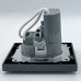 Розетка EL-BI VEGA антрацит матовий 1-на з/з + 2USB (Type C+A) 2A ( 510-016700-334 )