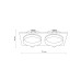 Точковий світильник TK Lighting 6924 Jet GU10 2x10W IP20 білий Точковий світильник TK Lighting 6924 Jet GU10 2x10W IP20 білий