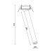 Точковий світильник Kloodi KD-TUB200 5W 3К WH LED 400Lm IP20 білий