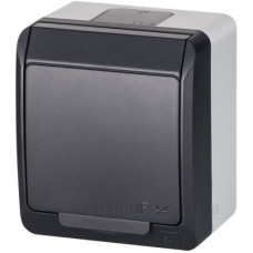 Розетка Elektro Plast 0324-7 Hermes 1 IP44 антрацит