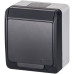 Розетка Elektro Plast 0324-7 Hermes 1 IP44 антрацит