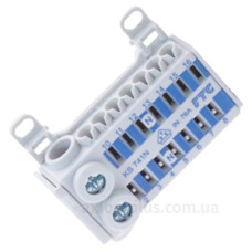 Клема FTG KVK KS 741N (вхід: 2х25мм², 2х16мм², виходи: 14х4мм²) Клема FTG KVK KS 741N (вхід: 2х25мм², 2х16мм², виходи: 14х4мм²)
