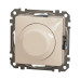 Поворотний світлорегулятор Schneider Electric Sedna Design & Elements RC 3-370 Вт бежевий SDD112501