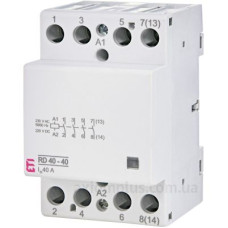 Контактор ETI 002464018 RD 40-40 (230В AC/DC) (AC1) Контактор ETI 002464018 RD 40-40 (230В AC/DC) (AC1)
