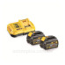 Комплект із зарядного пристрою та акумуляторів DeWALT DCB118T2 8А 10,8В/14,4В/18В/54В для інструментів (2шт)