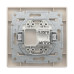 Розетка Schneider Asfora кремова комп'ютерна RJ45 Cat.6 з рамкою ( EPH4700123 )