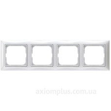 Чотиримісна рамка ABB Basic 55 2514-94-507 (альпійський білий) Чотиримісна рамка ABB Basic 55 2514-94-507 (альпійський білий)