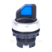 Перемикач NOARK Ex9P1 S3I b з підсвіткою синя (105687)