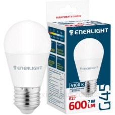 Світлодіодна лампа Enerlight G45 7Вт E27 4100K Світлодіодна лампа Enerlight G45 7Вт E27 4100K