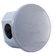 Кругла зовнішня розпредкоробка Wave W000610 Ø50х80мм