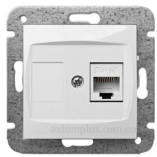 Комп'ютерна розетка Elektro-Plast Carla 1748-10 RJ45 (білий)
