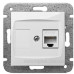 Комп'ютерна розетка Elektro-Plast Carla 1748-10 RJ45 (білий)