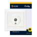ТВ розетка Elcor Emily 9215 (211585) (білий)