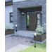 Вуличний світильник Goldlux 314161 Horten E27 1x10W IP44 чорний