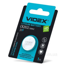 Літієва батарея Videx CR2032 (CR2032 3B) 1 шт