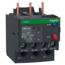 Теплове реле Schneider Electric LRD05 0,63-1A Теплове реле Schneider Electric LRD05 0,63-1A