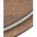 Бра, настінний світильник Nowodvorski 11292 Ring Timber LED XL 1x16W 3000K 290Lm IP20 коричневий
