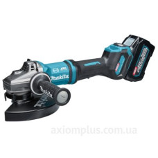 Акумуляторна кутова шліфмашина Makita GA038GT201 XGT 40В 230мм з акумуляторами BL4050Fx2,DC40RA