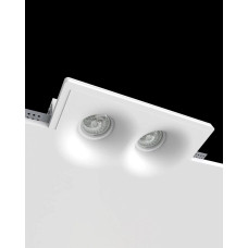 Точковий світильник Promin Double Soft GU10/G5.3 2x10W IP20 Wh