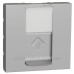 Накладка для розетки RJ45 Schneider Electric NU941130 2М (алюміній)