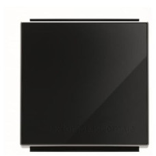 Одинарна клавіша вимикача ABB Sky 2CLA850100A2501 8501 CN (чорне скло)