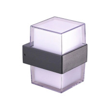 Вуличний світильник Azzardo AZ4507 Lars Square LED 2x13W 4000K 1040Lm IP54 чорний