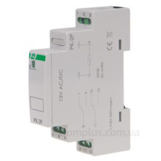 Електромагнітне реле F&F PK-2P-12V 12В AC/DC 2х8 А
