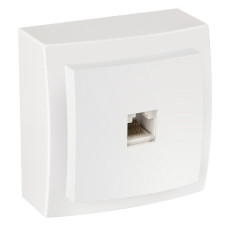 Розетка Nilson Themis біла комп'ютерна CAT5e RJ45 ( 26111044 )